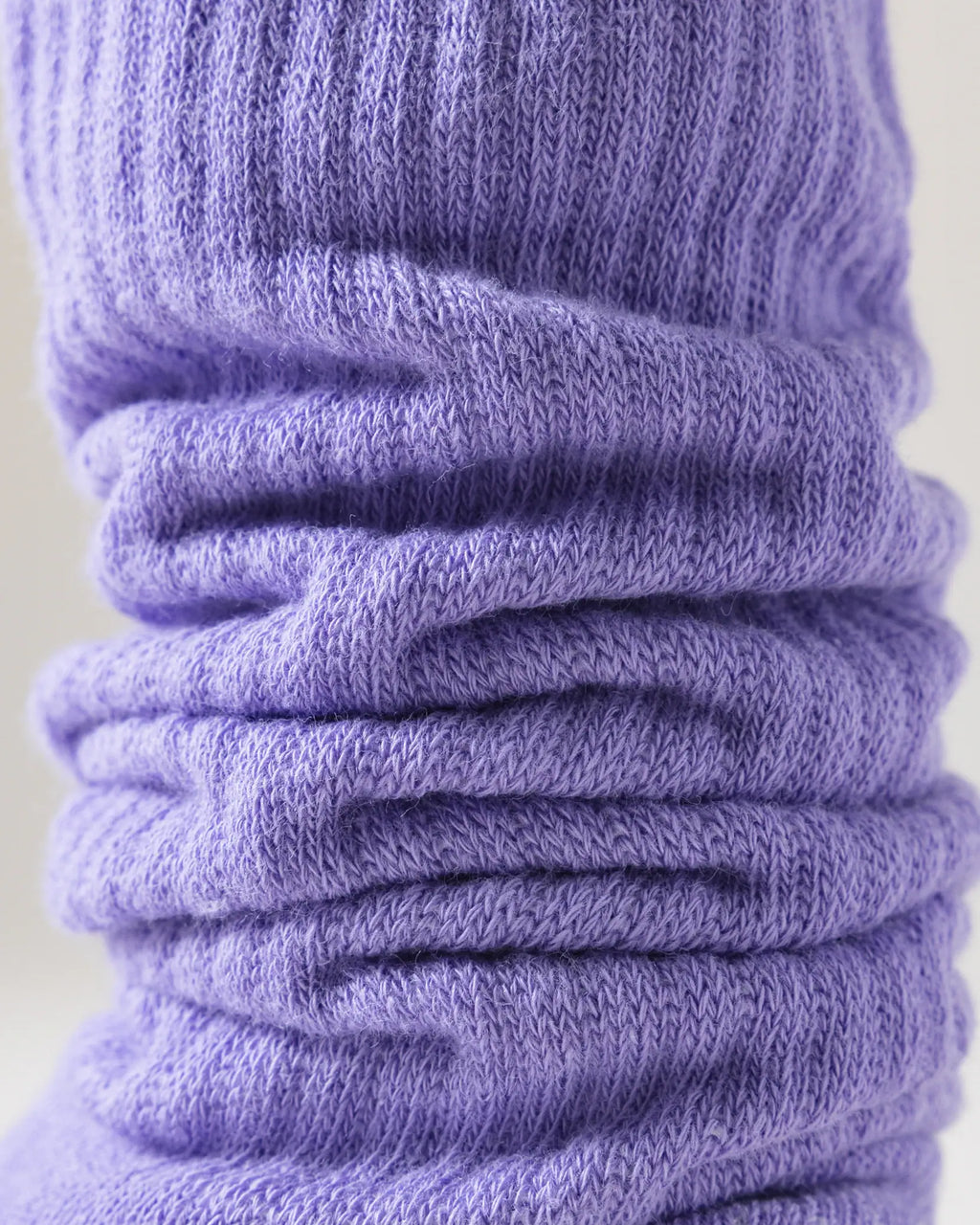 HYACINTH HYALINE Woman Socks Pure Color Set , Balboa Purple, 3 Pairs, Medium Crew image 4