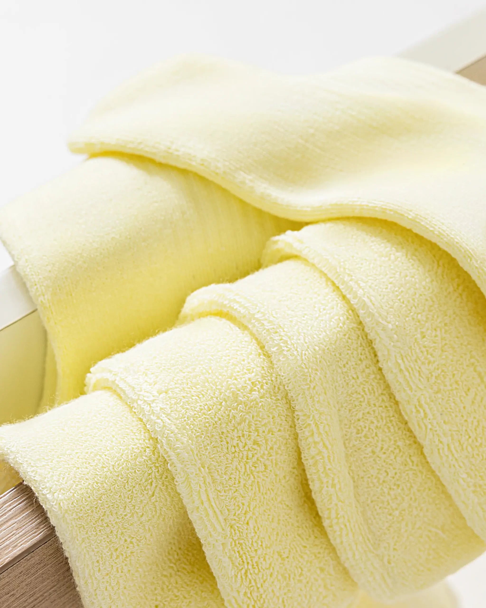 HYACINTH HYALINE Woman Socks Pure Color Set , Moonglow Yellow, 3 Pairs, Large Crew image 2