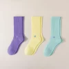 Hyacinth hyaline Biloba Flower, EdgeWater, Moon Glow socks