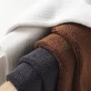 HYACINTH HYALINE Man Socks Mixed Color Set, SeaShell White, Nutmeg Brown, Gravel Black socks
