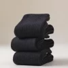 Hyacinth hyaline gravel black socks